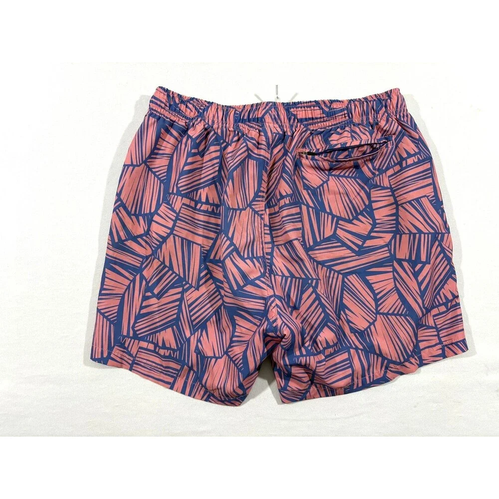 Bearbottom Stretch Swim Trunks Geo Abstract Print Breezy 5.5